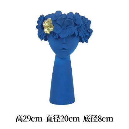 Nordic Cute Girl Flower Vase Living Room Desktop | Aurelia