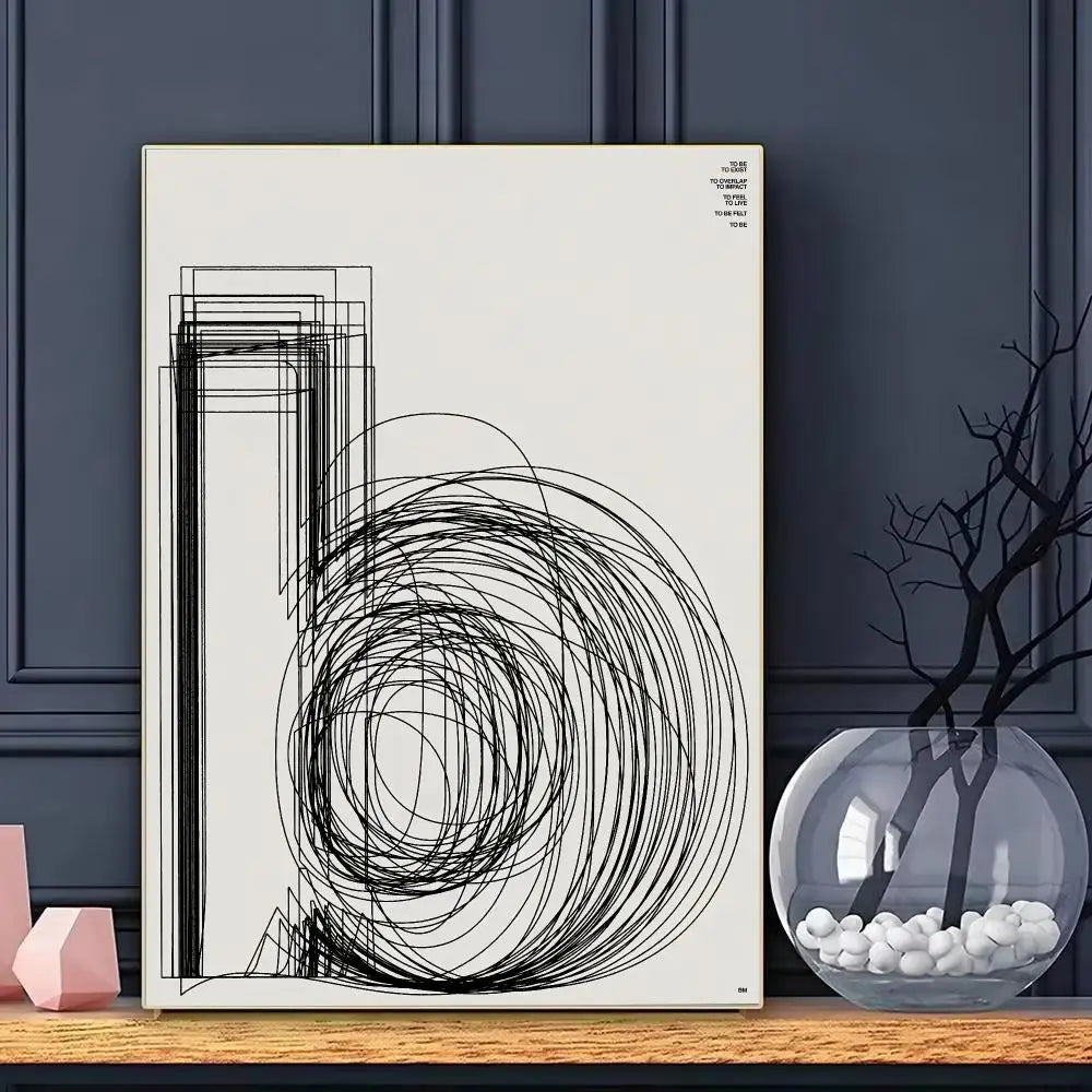 Japandi Minimalist Abstract Brad Mead Canvas Wall Art