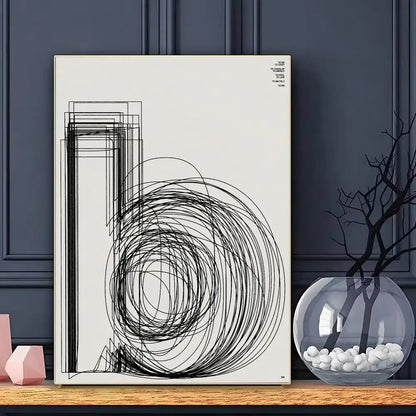 Japandi Minimalist Abstract Brad Mead Canvas Wall Art