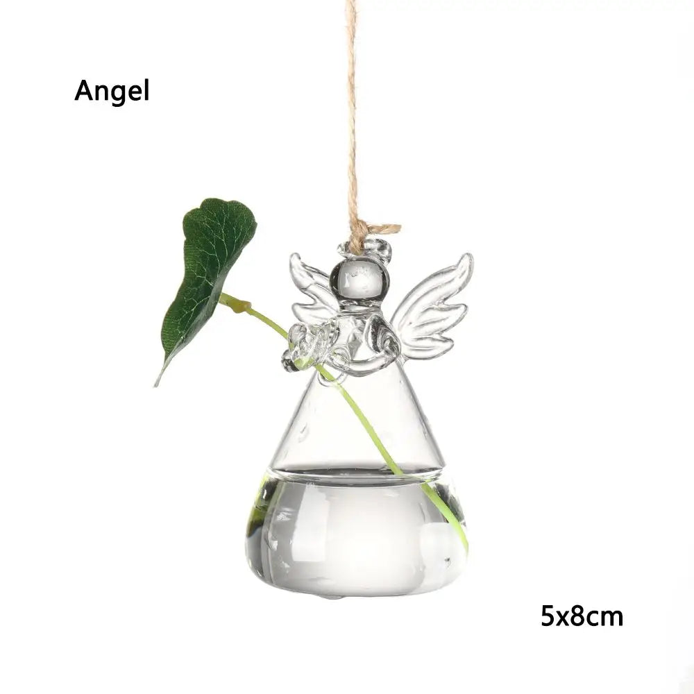 Glass Hanging Shape Hydroponic Vase