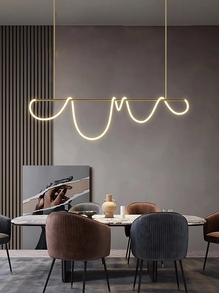 Linear Bar Pendant Light