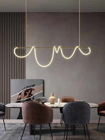 Linear Bar Pendant Light