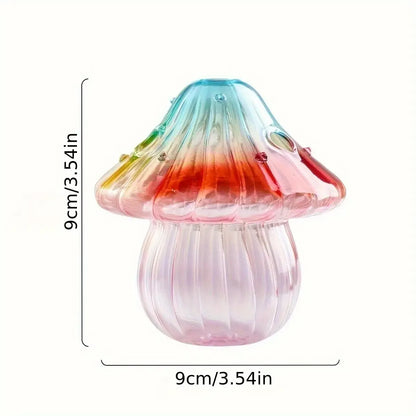 Clear glass cylindrical planter with rope detail for boho home interior