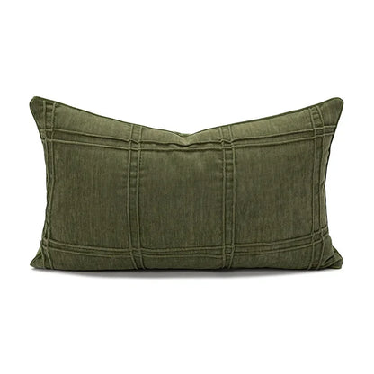 Nordic Green Luxury Pillow Cover