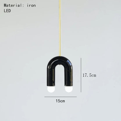 Chrome plated tube chandelier in white with natural light setting