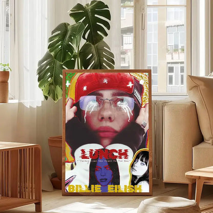 Billie Eilish Music Singer Canvas Wall Art Poster