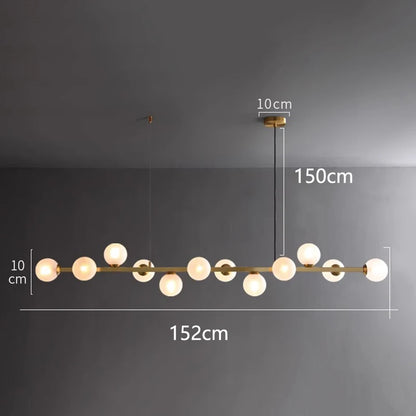Twelve head smoky glass chandelier with included wedge base LED bulbs
