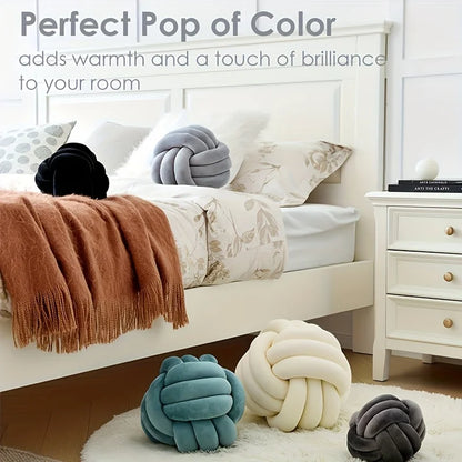 Knotted Ball Throw Pillow