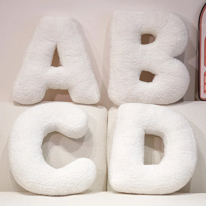 Alphabet Letter Plush Pillow