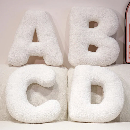 Alphabet Letter Plush Pillow