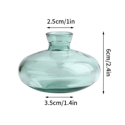 Brown Retro Glass Hydroponic Vase
