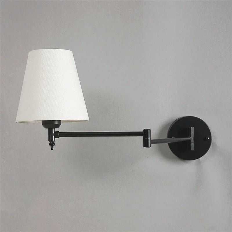 wall sconce, close-up of shade and hardware detail