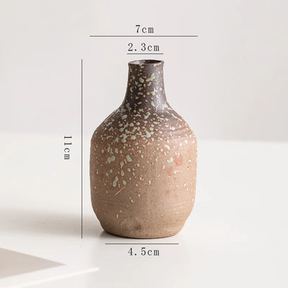 Stone Shape Ceramic Mini Vase Hydroponic Gift | Aurelia