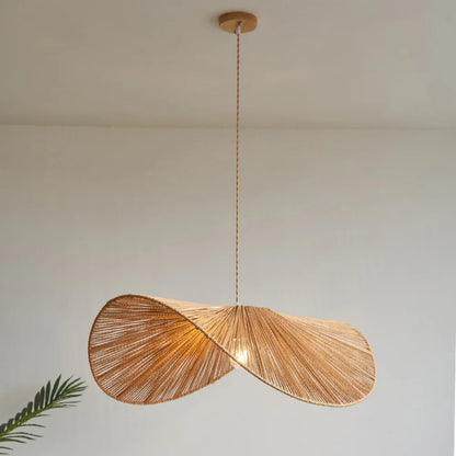 Boho Rattan Pendant Light