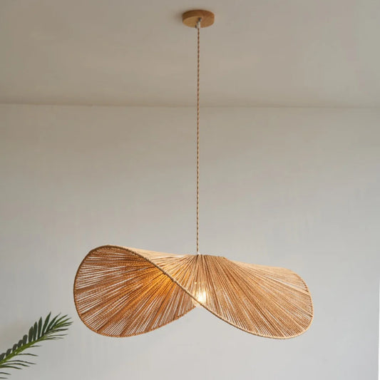 Boho Rattan Pendant Light
