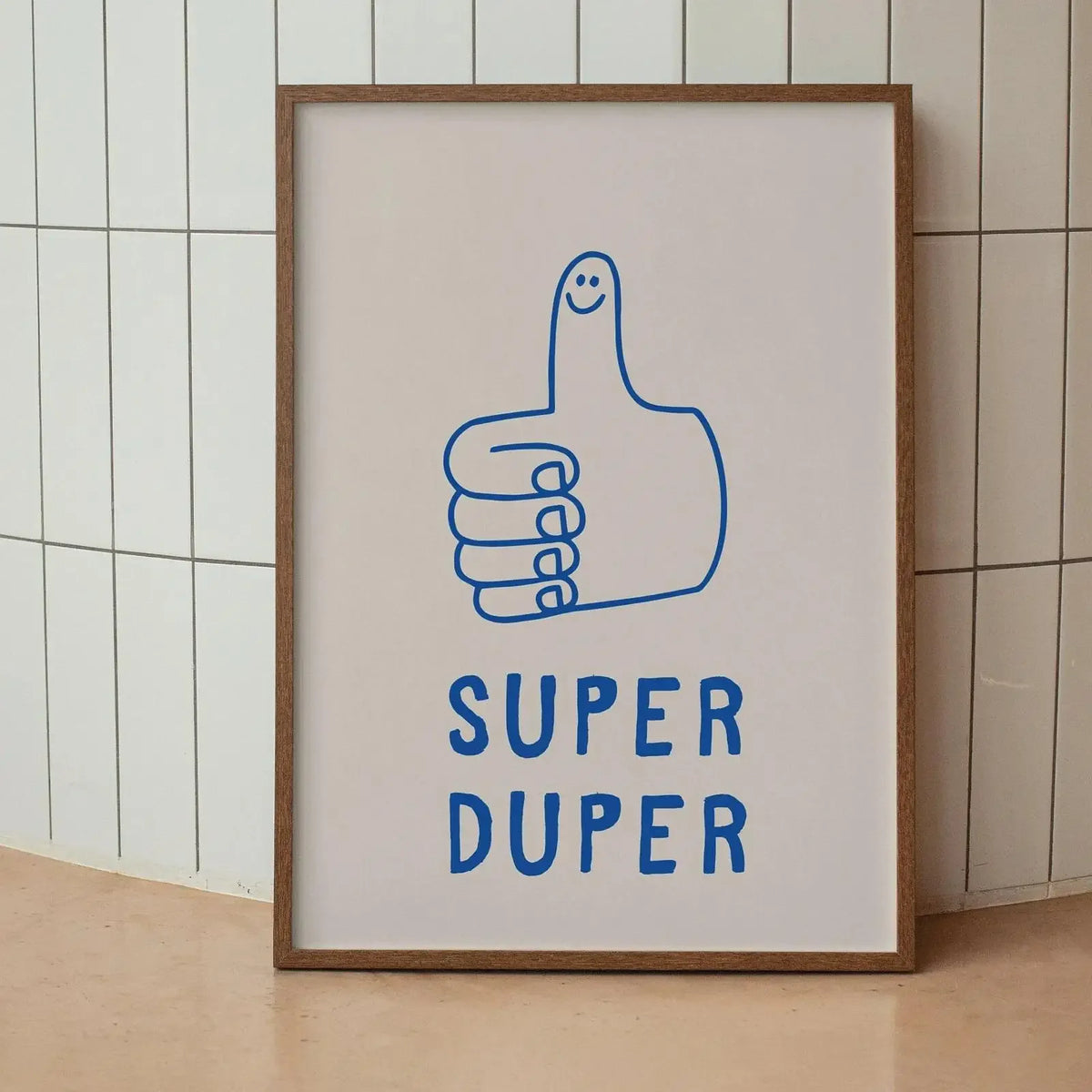 Retro Rock Hand Graphic Canvas Wall Art
