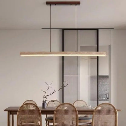 Travertine Linear Pendant Light