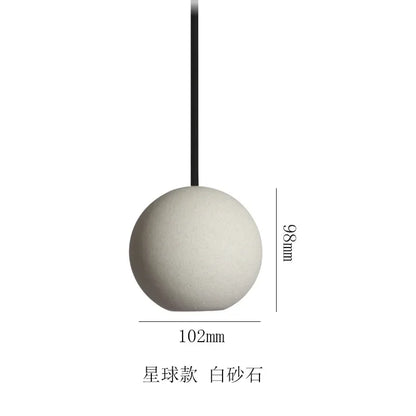 Concrete Stone Pendant Light