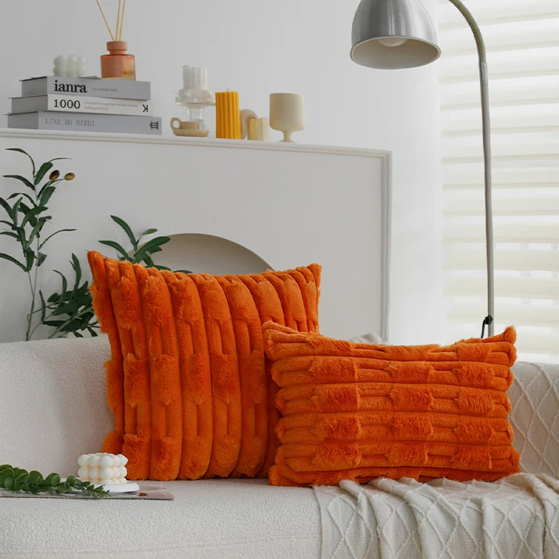 Soft Plush Throw Pillow Cover