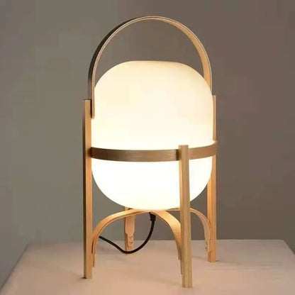 Nordic art lamp glass diffuser close-up showing material layers