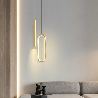 Iron Acrylic Bedside Pendant Light
