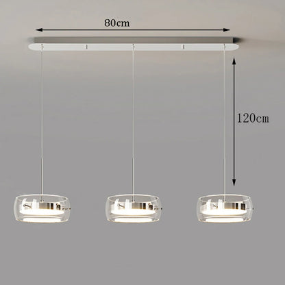 Multi Head Glass Pendant Light