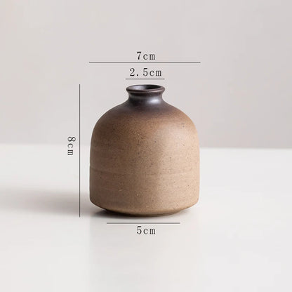 Stone Shape Ceramic Mini Vase Hydroponic Gift | Aurelia