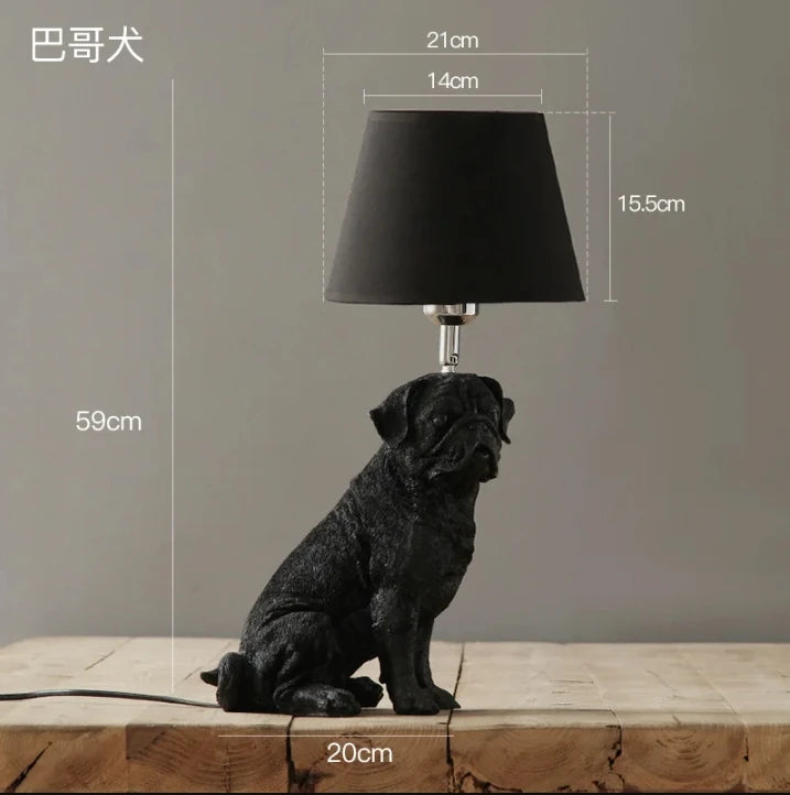 Puppy Dog Novelty Table Lamp