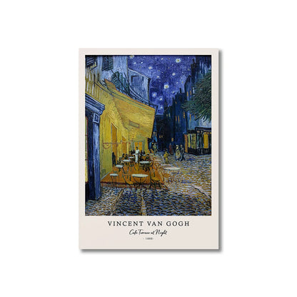 Van Gogh Starry Night Canvas Wall Art Print