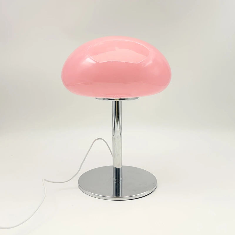 Cloud art lamp from above showing top diffuser light shape
