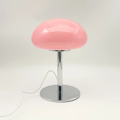 Cloud art lamp from above showing top diffuser light shape