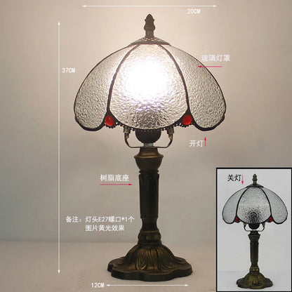 Tiffany Stained Glass Table Lamp