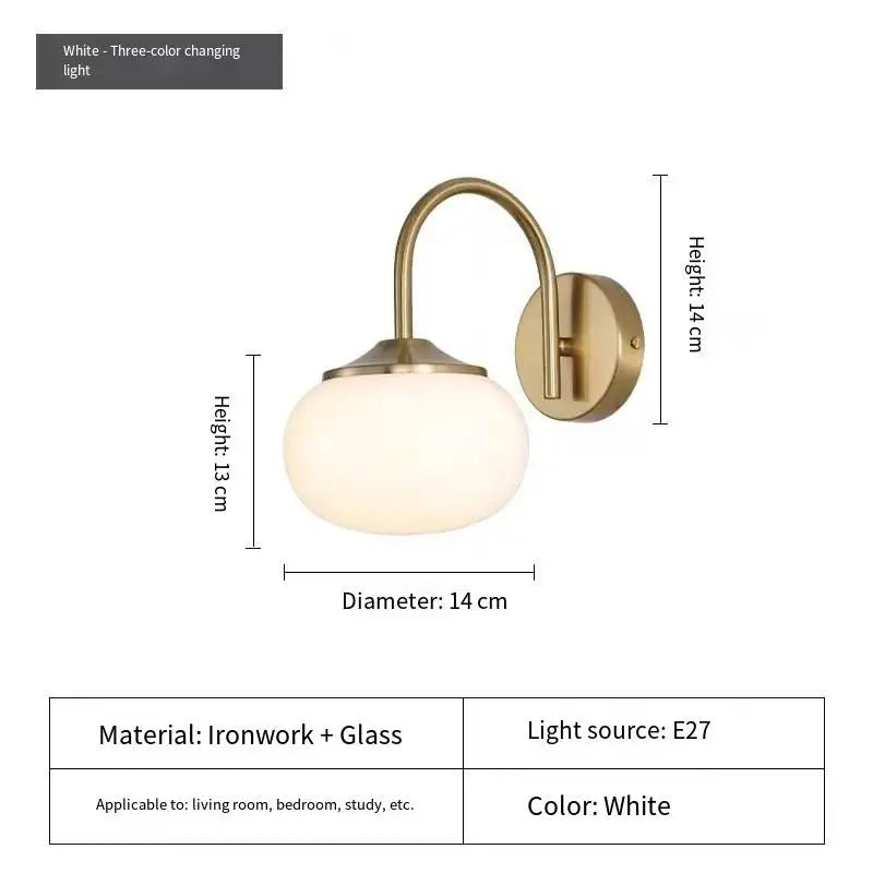 Frosted glass ball chandelier rated for 90 to 260V household supply