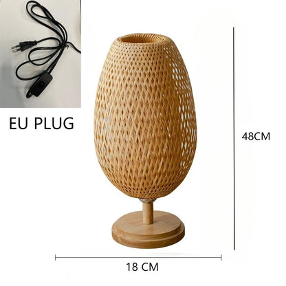 Hand Knitted Bamboo Pendant