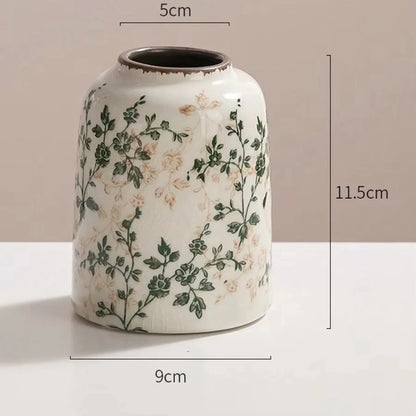 Crackle Ceramic Flower Vase Gift Set | Aurelia