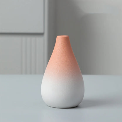 Japanese Black Ceramic Bud Vase