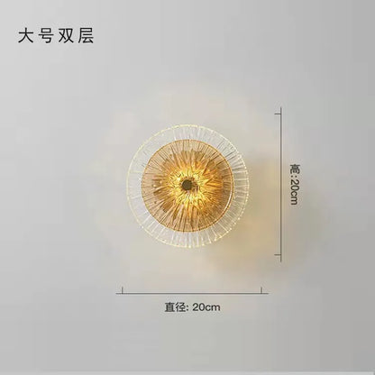 Nordic Round Glass Wall Sconce