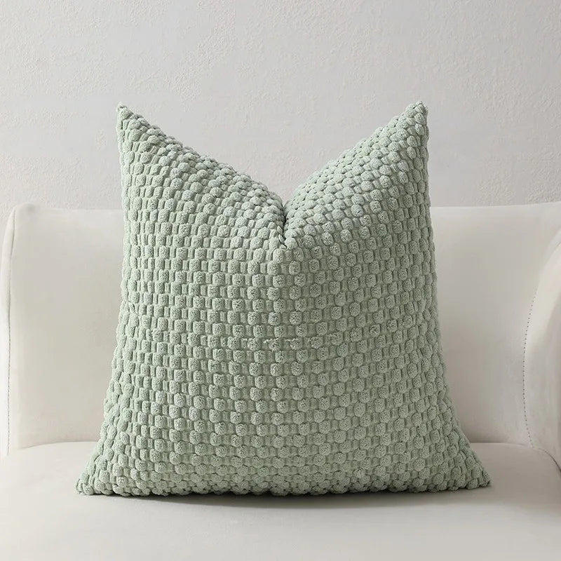 Decorative Throw Pillow Cover — styling detail