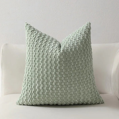Decorative Throw Pillow Cover — styling detail