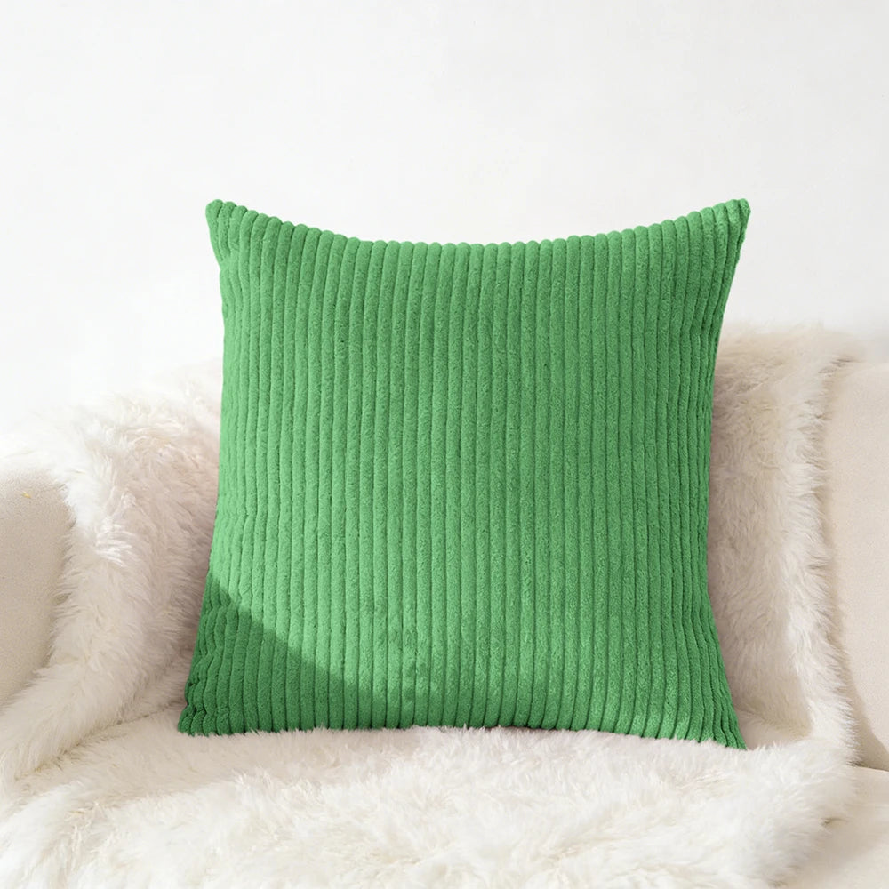 Corduroy Lumbar Pillow Cover — styling detail