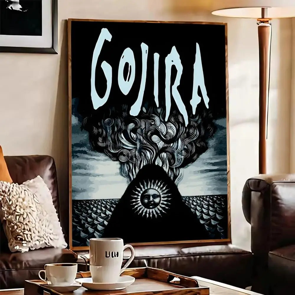 Gojira Metal Band Poster Canvas Wall Art Print