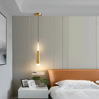 Long Wire LED Bedside Pendant