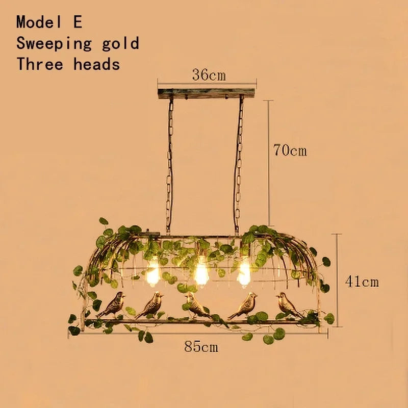 Iron Birdcage Pendant Light