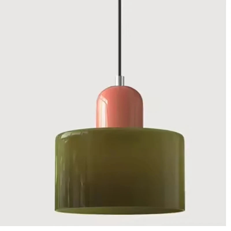 Colorful Glass Globe Pendant Light
