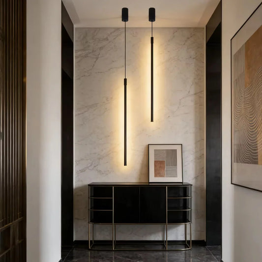 Nordic LED Rod Pendant Light