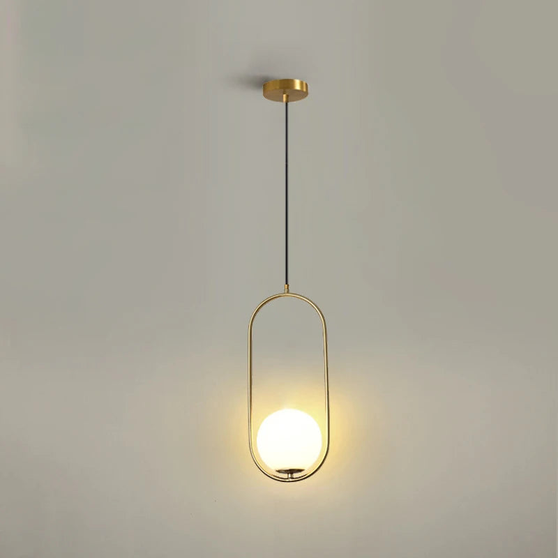 Metal Cage Pendant Light