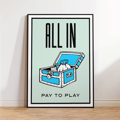 Take The Risk Motivational Quote Canvas Wall Art