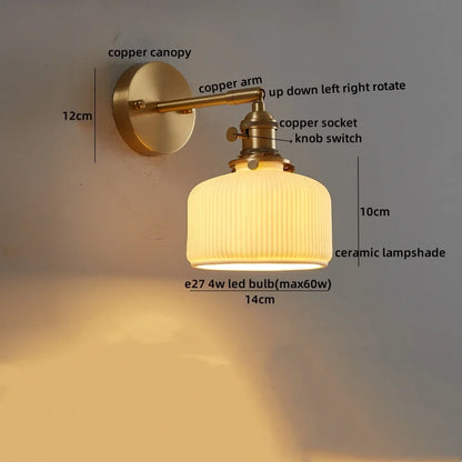Nordic LED Pull Chain Wall Sconce