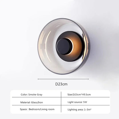 Nordic LED Glass Wall Sconce