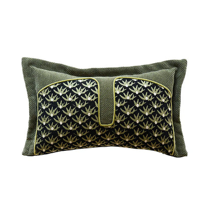 Nordic Jacquard Lumbar Pillow Cover